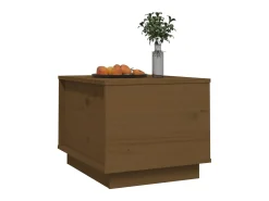 Mesa De Centro* Mesa de centro 40x50x35 cm madeira de pinho maciça -mel PT663285 Castanho
