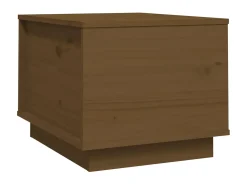 Mesa De Centro* Mesa de centro 40x50x35 cm madeira de pinho maciça -mel PT663285 Castanho