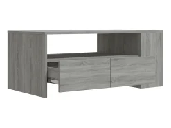 Mesa De Centro| Mesa de centro 102x55x42 cm madeira processada sonoma PT714974 Cinzento