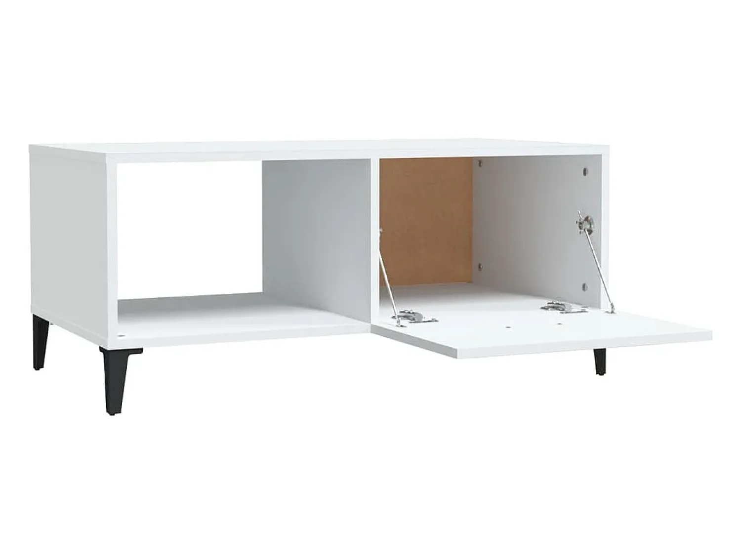 Sale vidaxl Mesa de centro 90x50x40 cm madeira processada Branco