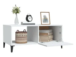 Sale vidaxl Mesa de centro 90x50x40 cm madeira processada Branco