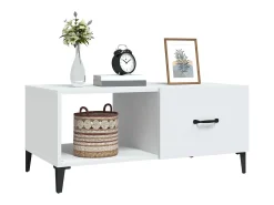 Sale vidaxl Mesa de centro 90x50x40 cm madeira processada Branco