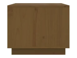 vidaxl Mesa de centro 80x50x40 cm madeira de pinho maciça castanho-mel^ Mesa De Centro