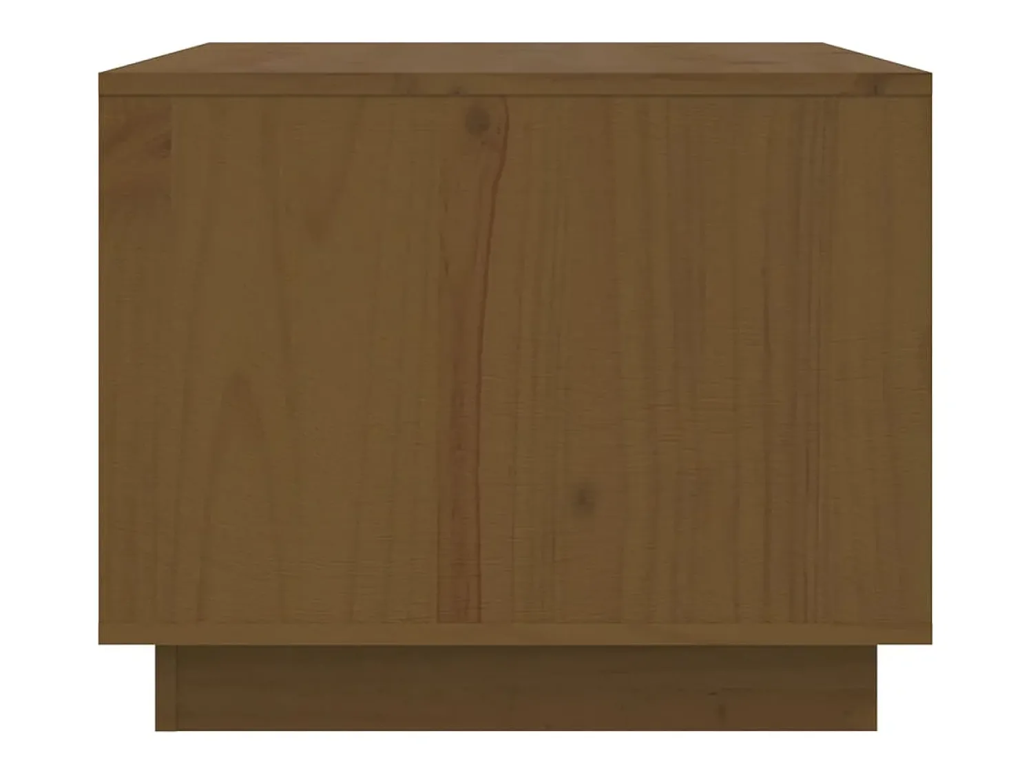 vidaxl Mesa de centro 80x50x40 cm madeira de pinho maciça castanho-mel^ Mesa De Centro