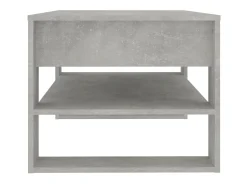 Mesa De Centro| Mesa de centro 102x55x45 cm madeira processada cinza cimento PT801083 Cinzento