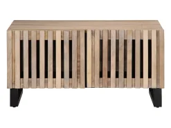 vidaxl Mesa de centro 80x51x40 cm madeira de mangueira maciça^ Mesa De Centro