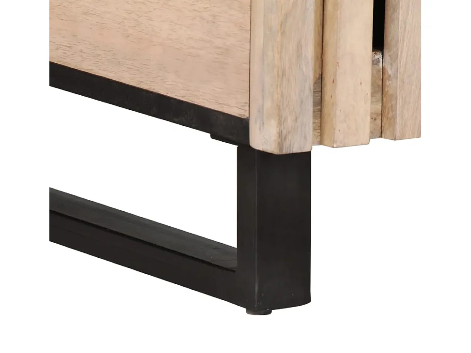vidaxl Mesa de centro 80x51x40 cm madeira de mangueira maciça^ Mesa De Centro