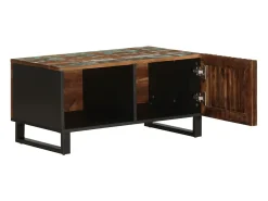 Mesa De Centro|vidaxl Mesa de centro 80x51x40 cm madeira de acácia maciça Multicor