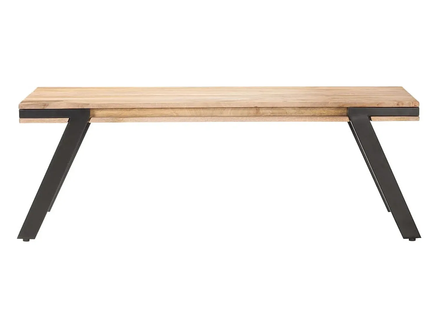 New vidaxl Mesa de centro 114x65x40 cm madeira de mangueira maciça Castanho