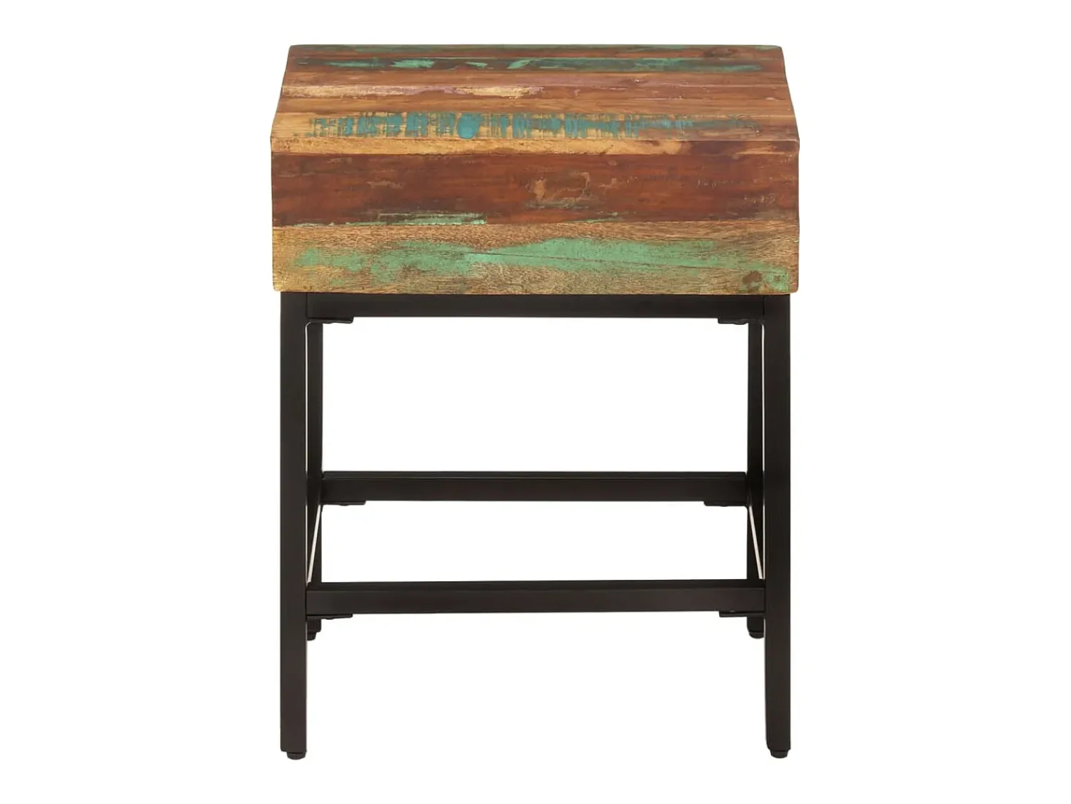 Mesa De Centro| Mesa de centro 40x30x51 cm madeira recuperada maciça PT312358 Multicor