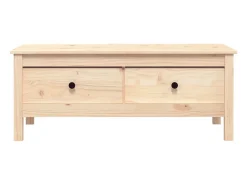 Mesa De Centro*vidaxl Mesa de centro 100x50x40 cm madeira de pinho maciça Natural claro