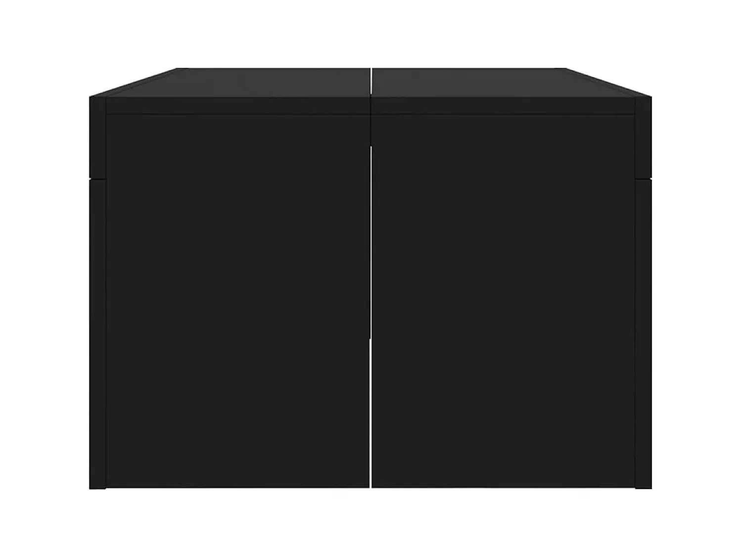 Mesa De Centro* Mesa de centro 102x50x36 cm madeira processada PT412960 Preto