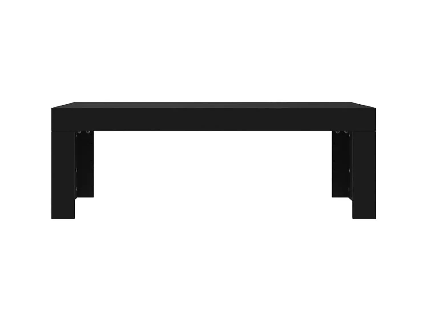 Mesa De Centro* Mesa de centro 102x50x36 cm madeira processada PT412960 Preto