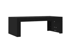 Mesa De Centro* Mesa de centro 102x50x36 cm madeira processada PT412960 Preto