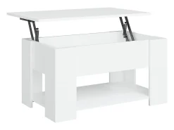 Sale vidaxl Mesa de centro 79x49x41 cm madeira processada Branco
