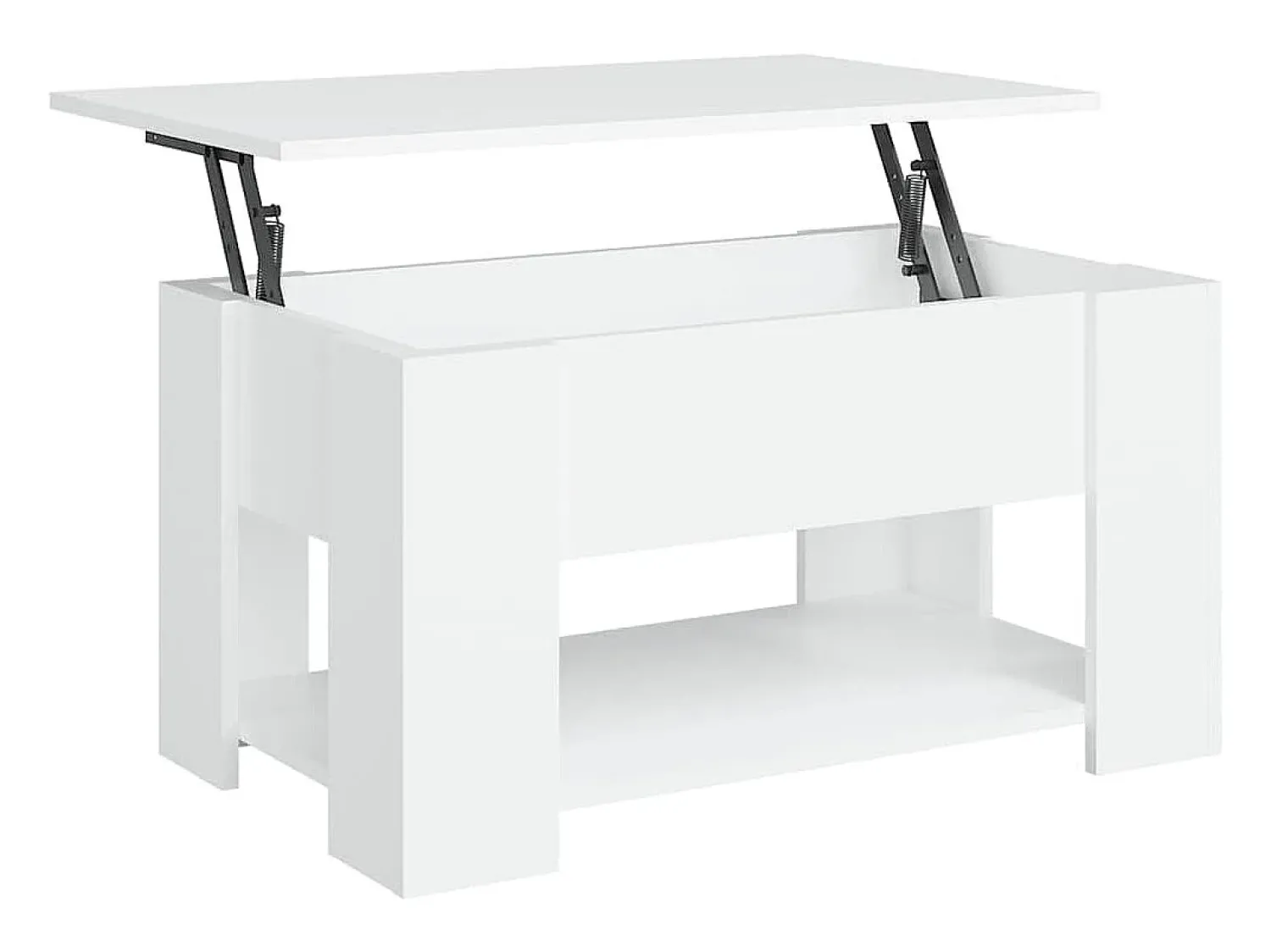 Sale vidaxl Mesa de centro 79x49x41 cm madeira processada Branco