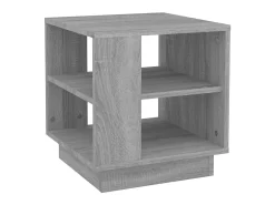 Clearance Mesa de centro 40x40x43 cm madeira processada sonoma cinza PT210976 Cinzento