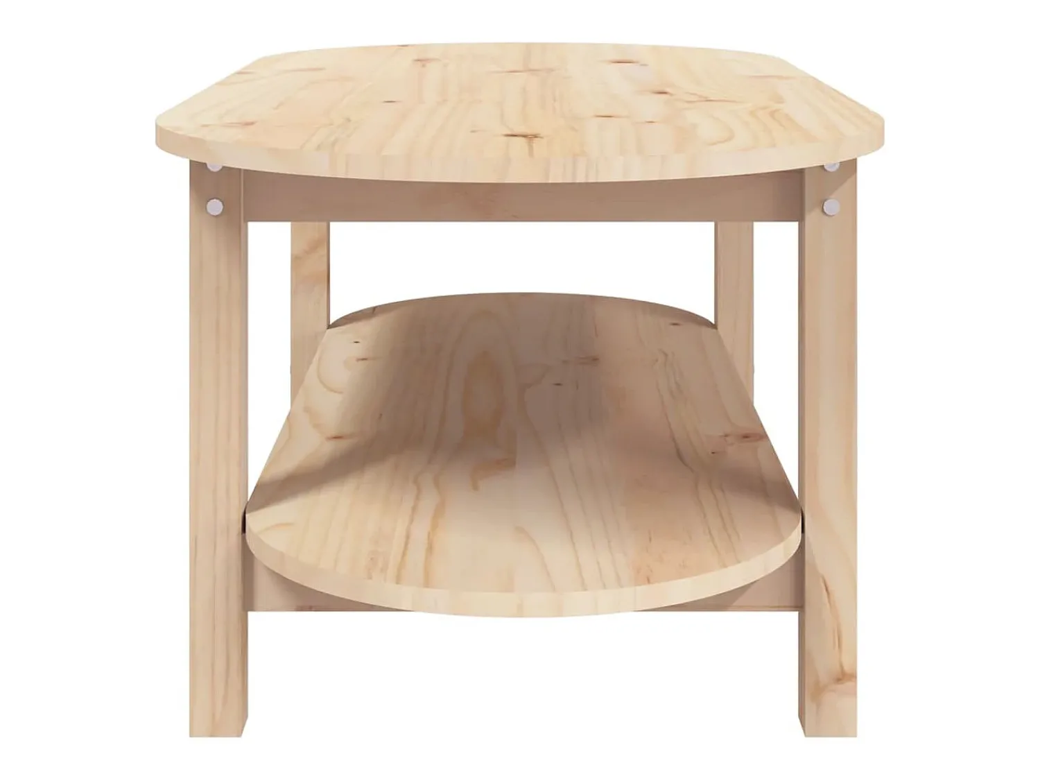 Clearance vidaxl Mesa de centro 110x55x45 cm madeira de pinho maciça Natural claro