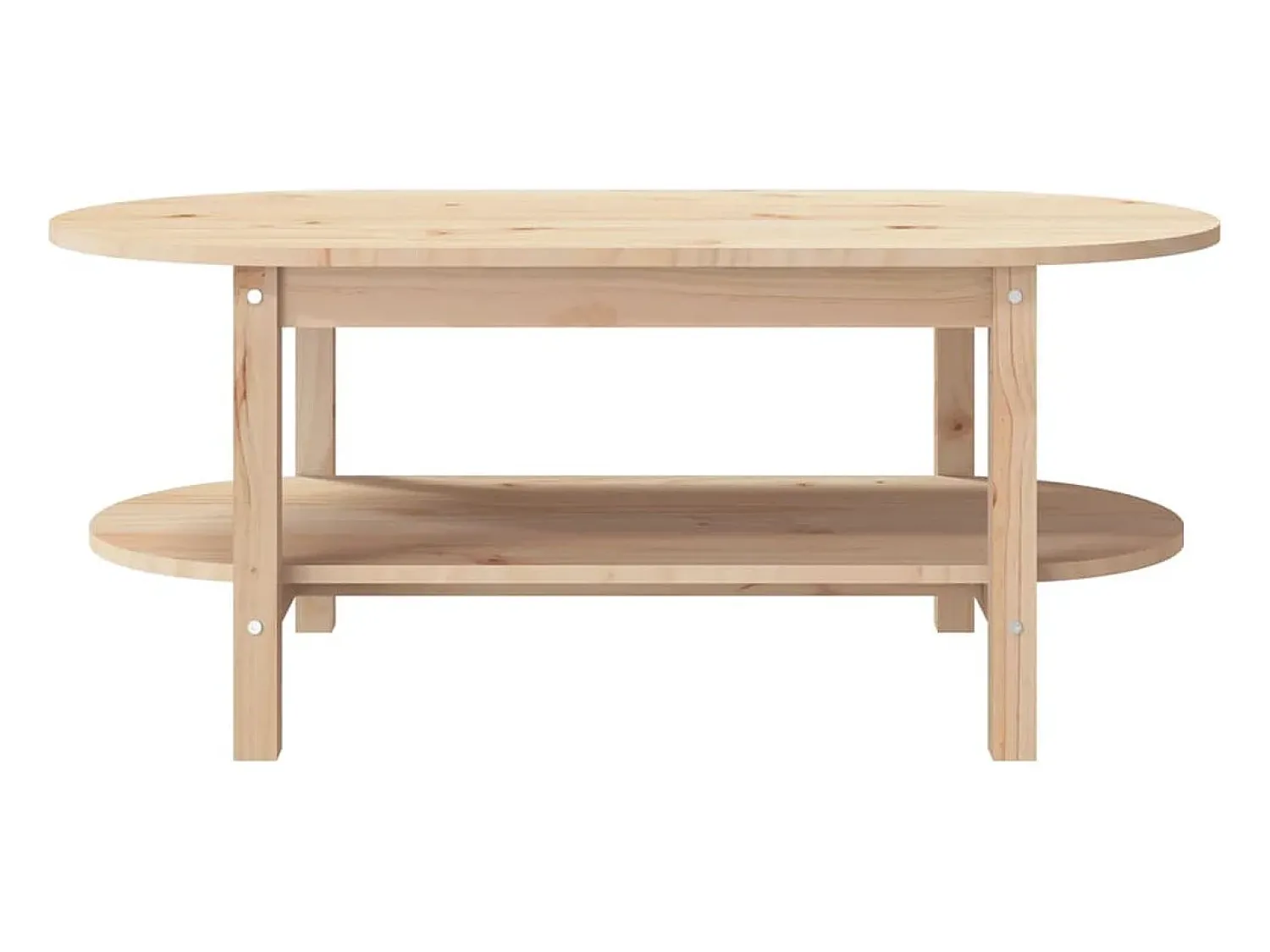 Clearance vidaxl Mesa de centro 110x55x45 cm madeira de pinho maciça Natural claro