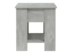 vidaxl Mesa de centro 101x49x52 cm madeira processada cinza cimento^ Mesa De Centro