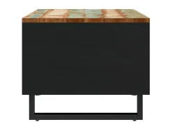 Mesa de centro 55x50x40 cm madeira recuperada maciça PT242664^ Mesa De Centro