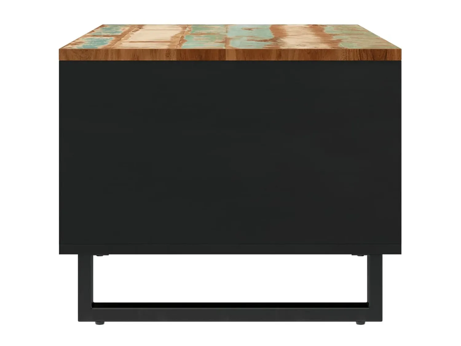 Mesa de centro 55x50x40 cm madeira recuperada maciça PT242664^ Mesa De Centro