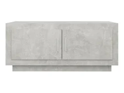 Mesa de centro 102x50x45 cm madeira processada cinza cimento PT542846 Cinzento