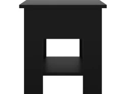Mesa De Apoio* Mesa de centro 40x40x42 cm madeira processada PT653938 Preto