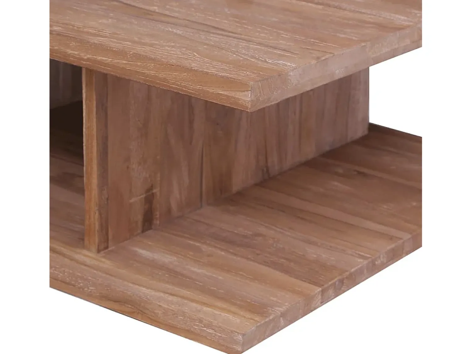 Mesa de centro 70x70x30 cm madeira de teca maciça PT752389^ Mesa De Apoio