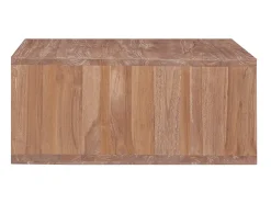 Mesa de centro 70x70x30 cm madeira de teca maciça PT752389^ Mesa De Apoio