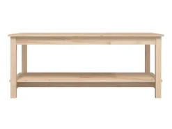 Sale Mesa de centro 110x55x45 cm madeira de pinho maciça PT527760 Castanho