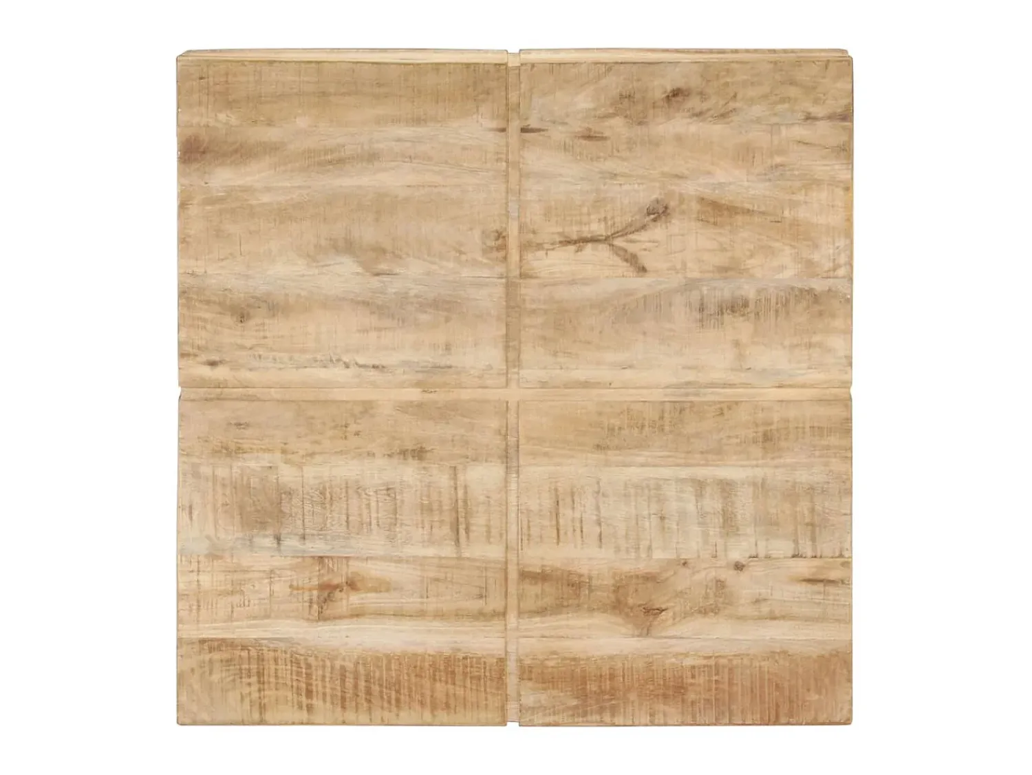 Mesa de centro 80x80x28 cm madeira de mangueira maciça PT170338 Castanho