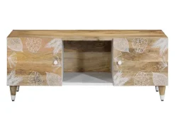 vidaxl Mesa de centro 100x54x40 cm madeira de mangueira maciça^ Mesa De Centro