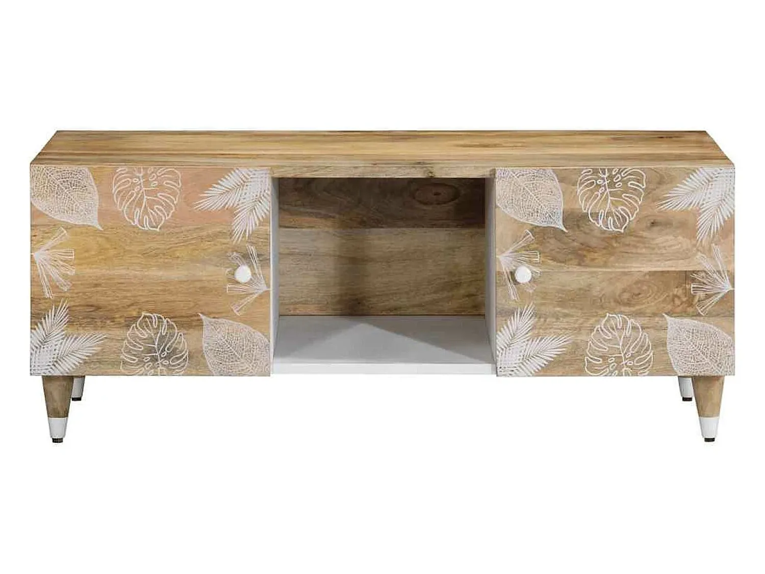 vidaxl Mesa de centro 100x54x40 cm madeira de mangueira maciça^ Mesa De Centro