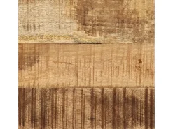 Outlet vidaxl Mesa de centro 100x50x35 cm madeira de mangueira áspera maciça Natural claro