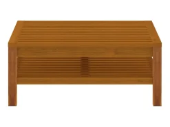 Mesa de centro 65x65x35 cm madeira de acácia maciça PT944566^ Mesa De Centro