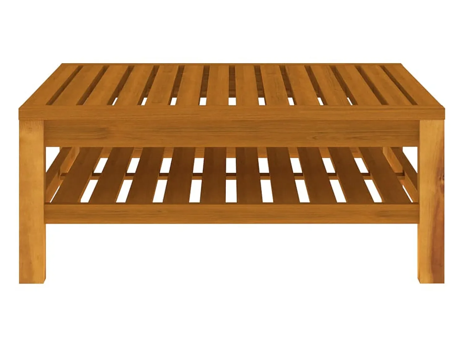 Mesa de centro 65x65x35 cm madeira de acácia maciça PT944566^ Mesa De Centro
