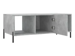 Best Mesa de centro 102x50x40 cm madeira processada cinza cimento PT234189 Cinzento