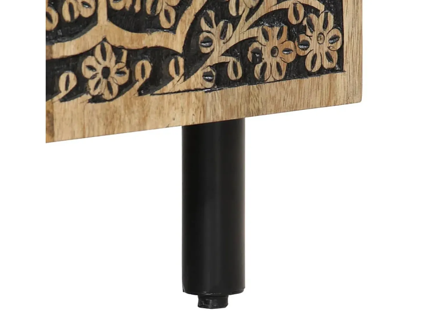 Mesa De Centro*vidaxl Mesa de centro 100x54x40 cm madeira de mangueira maciça Natural claro