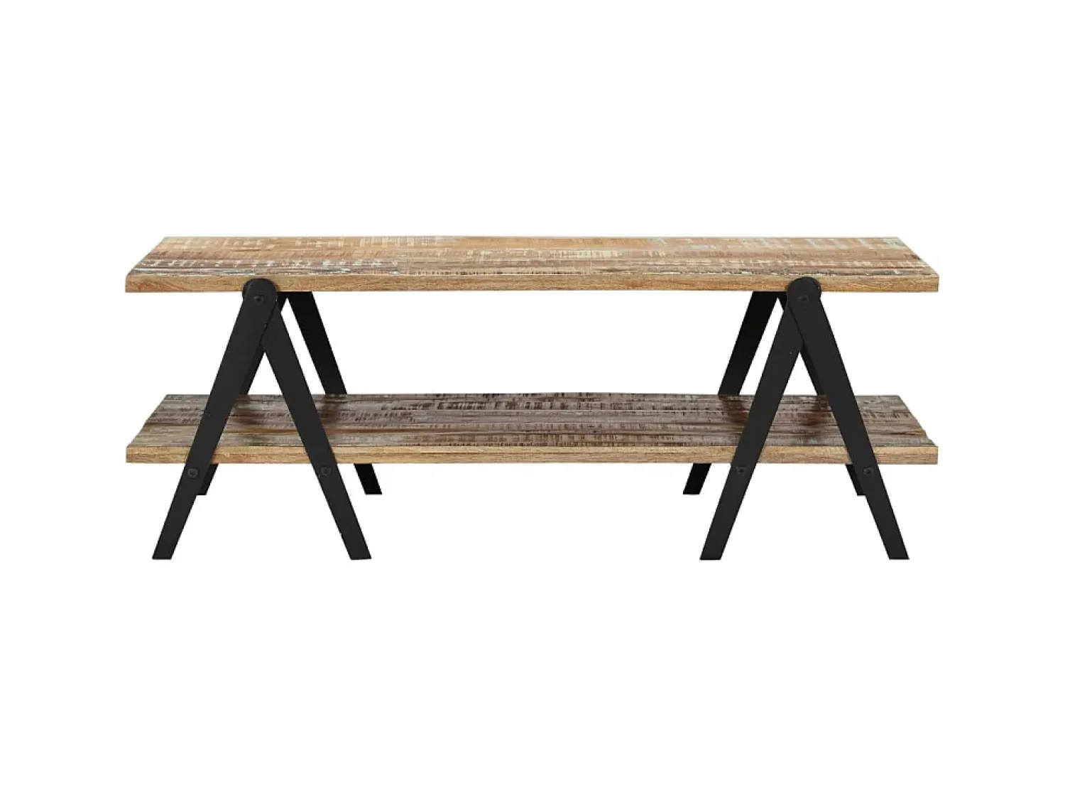Mesa De Centro| Mesa de centro 115x60x40 cm madeira recuperada maciça PT847346 Multicor