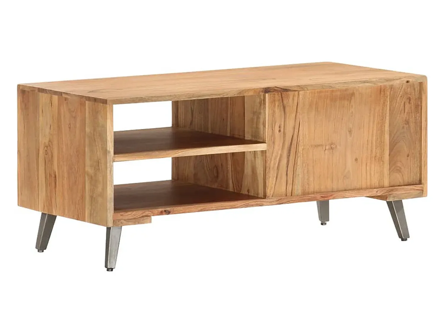 vidaxl Mesa de centro 90x45x40 cm madeira de acácia maciça^ Mesa De Centro