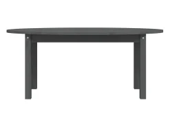 Mesa De Centro* Mesa de centro 110x55x45 cm madeira de pinho maciça PT196029 Cinzento