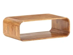 Mesa De Centro|vidaxl Mesa de centro 90x50x30 cm madeira de acácia maciça Natural claro
