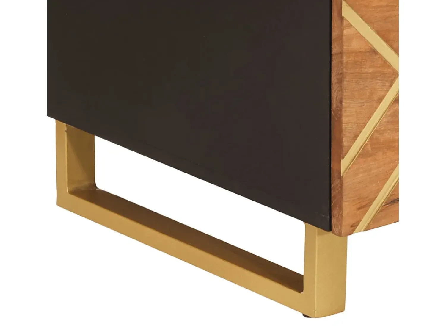 Mesa De Centro|vidaxl Mesa de centro 100x54x40 cm mangueira maciça castanho e preto Natural claro