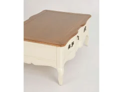 New Mesa de centro 122x49x80 cm Verona VE809 Marfim
