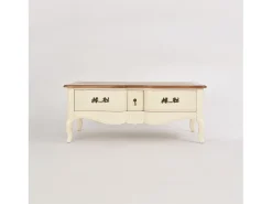 New Mesa de centro 122x49x80 cm Verona VE809 Marfim