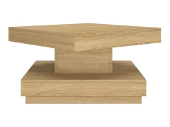 Mesa De Centro* Mesa de centro 60x60x35 cm MDF -claro PT966253 Castanho