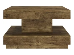 Mesa de centro 60x60x35 cm MDF -escuro PT837405^ Mesa De Centro