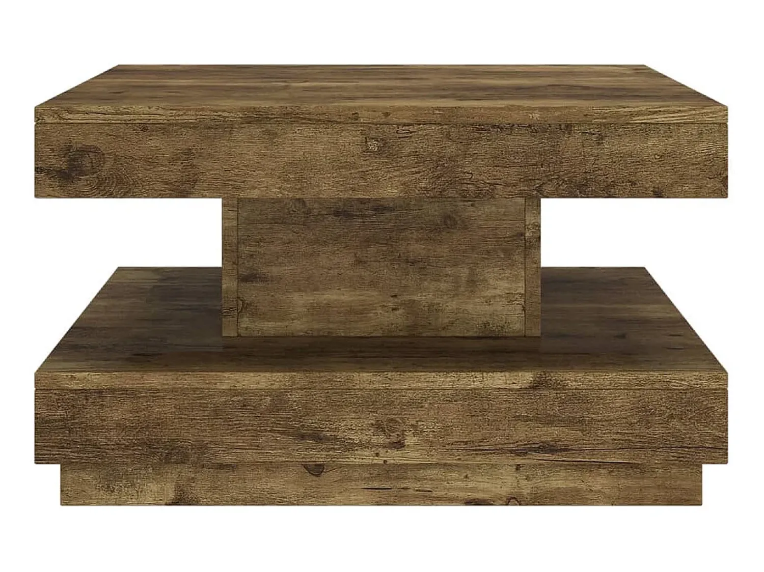 Mesa de centro 60x60x35 cm MDF -escuro PT837405^ Mesa De Centro