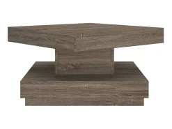 Mesa de centro 60x60x35 cm MDF PT742141 Cinzento